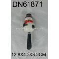 Ceramic bowl and butter knife with santa claus design